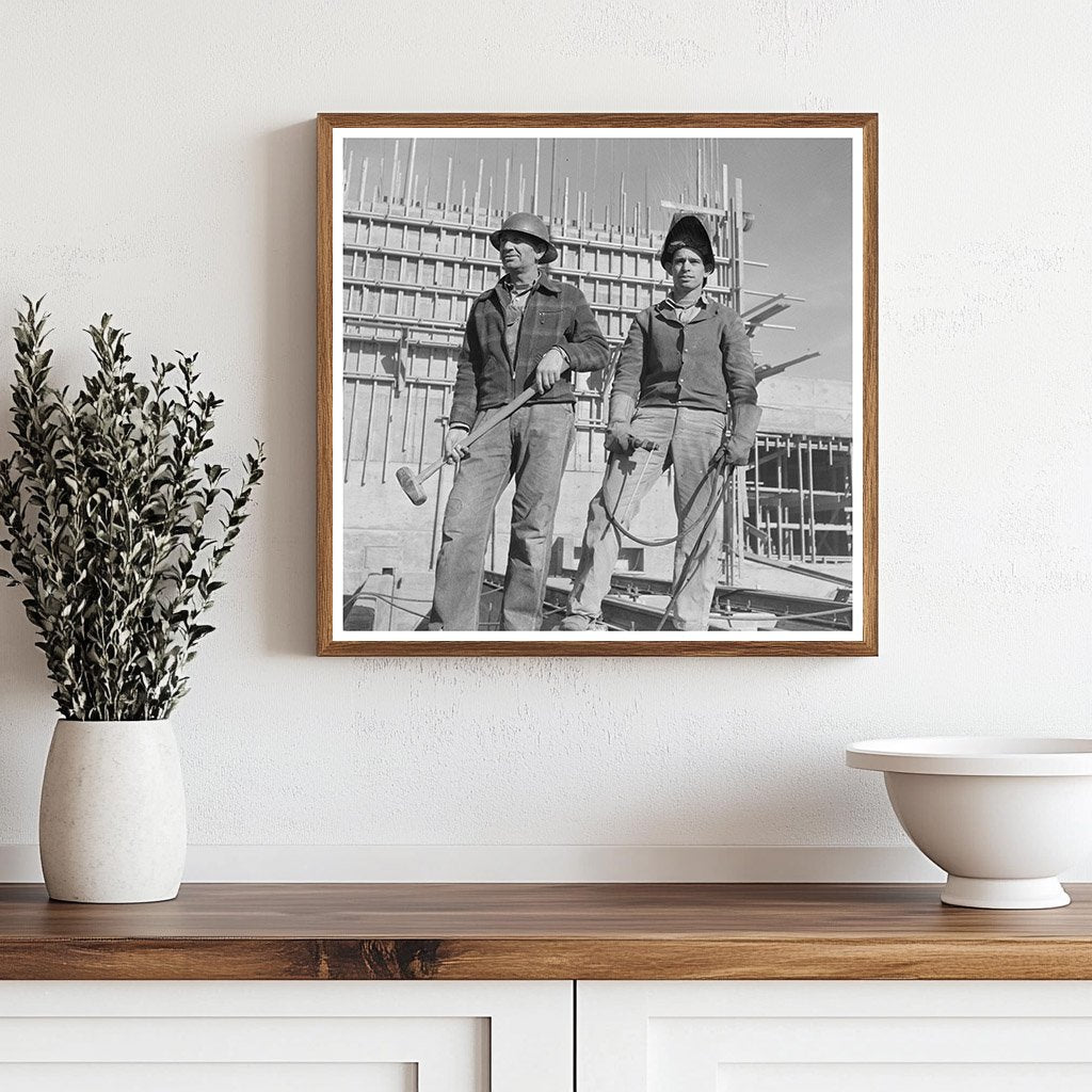 Welders at Basic Magnesium Plant Nevada 1940s - Available at KNOWOL