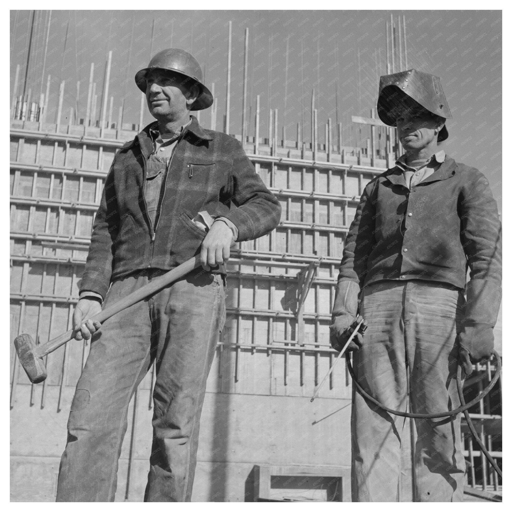 Welders at Basic Magnesium Plant Southern Nevada 1942 - Available at KNOWOL