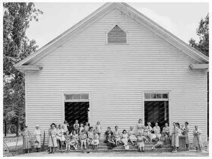 Wheeleys Church Cleanup Day July 1939 - Available at KNOWOL