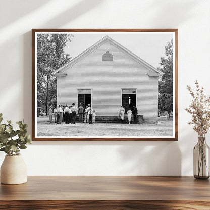 Wheeleys Church Congregation July 1939 North Carolina Image - Available at KNOWOL