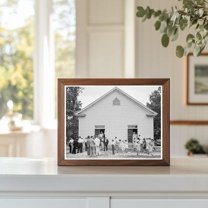 Wheeleys Church Congregation North Carolina 1939 - Available at KNOWOL