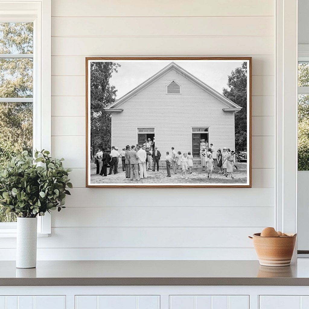 Wheeleys Church Congregation North Carolina 1939 - Available at KNOWOL