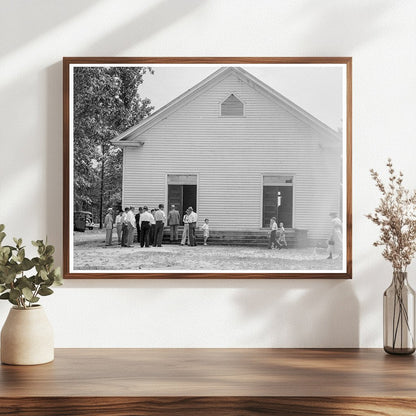 Wheeleys Church Congregation North Carolina July 1939 - Available at KNOWOL