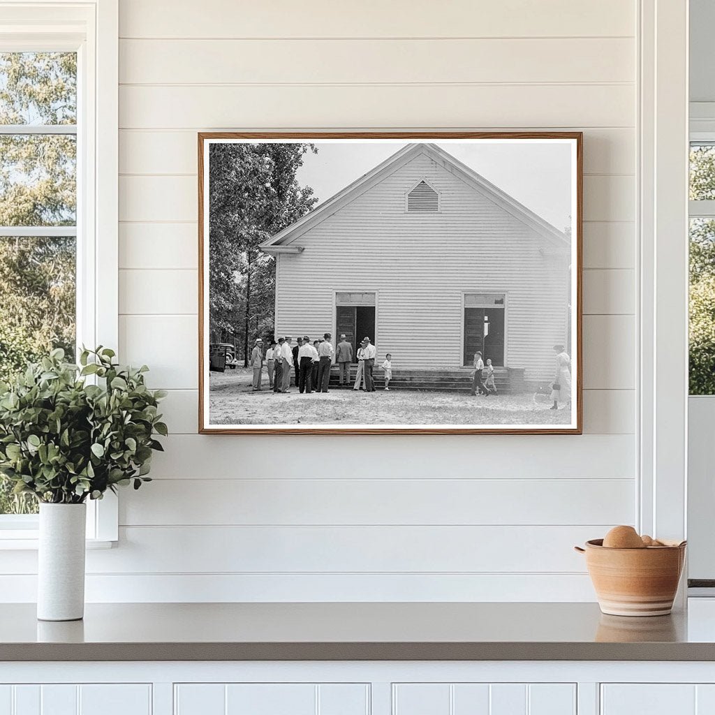 Wheeleys Church Congregation North Carolina July 1939 - Available at KNOWOL