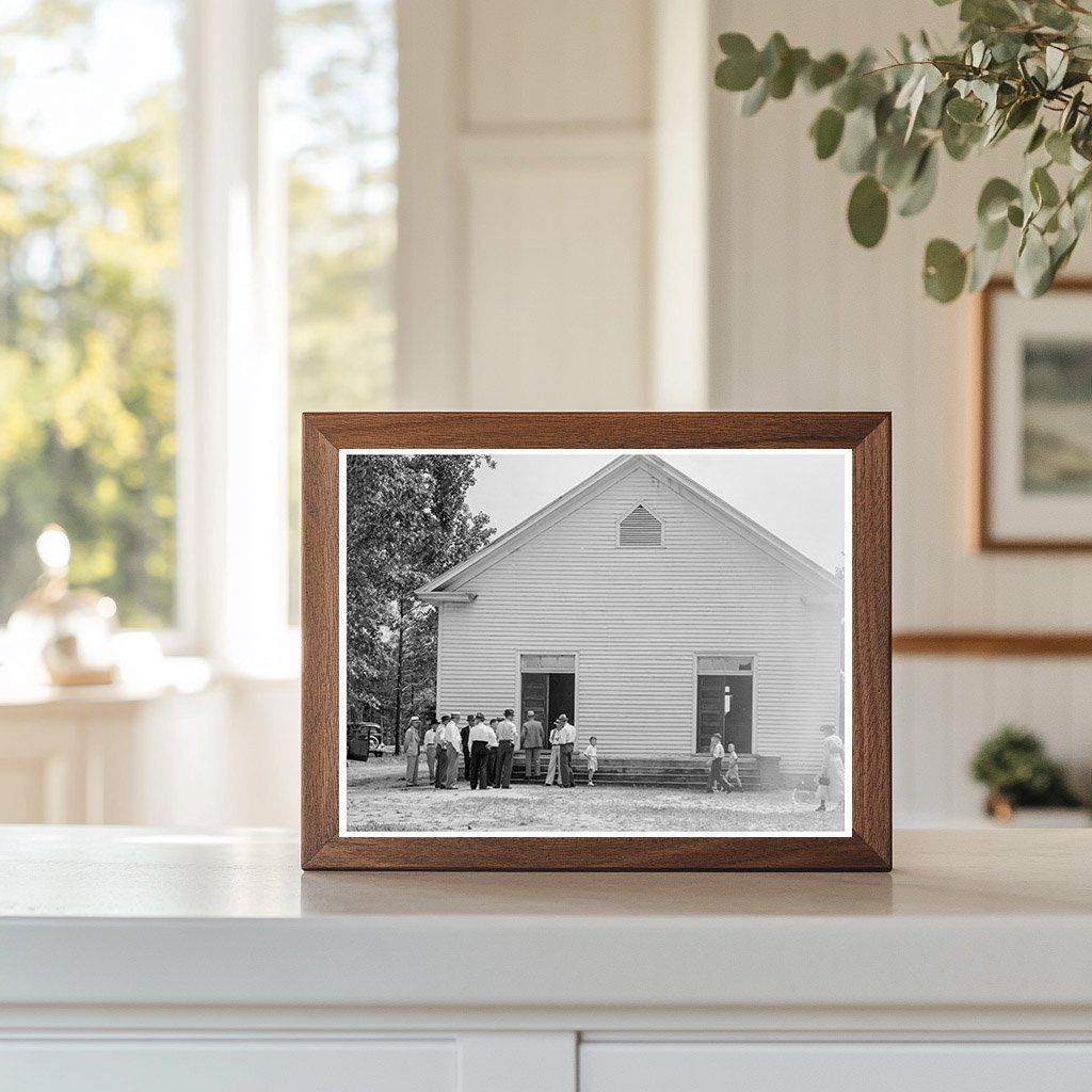 Wheeleys Church Congregation North Carolina July 1939 - Available at KNOWOL