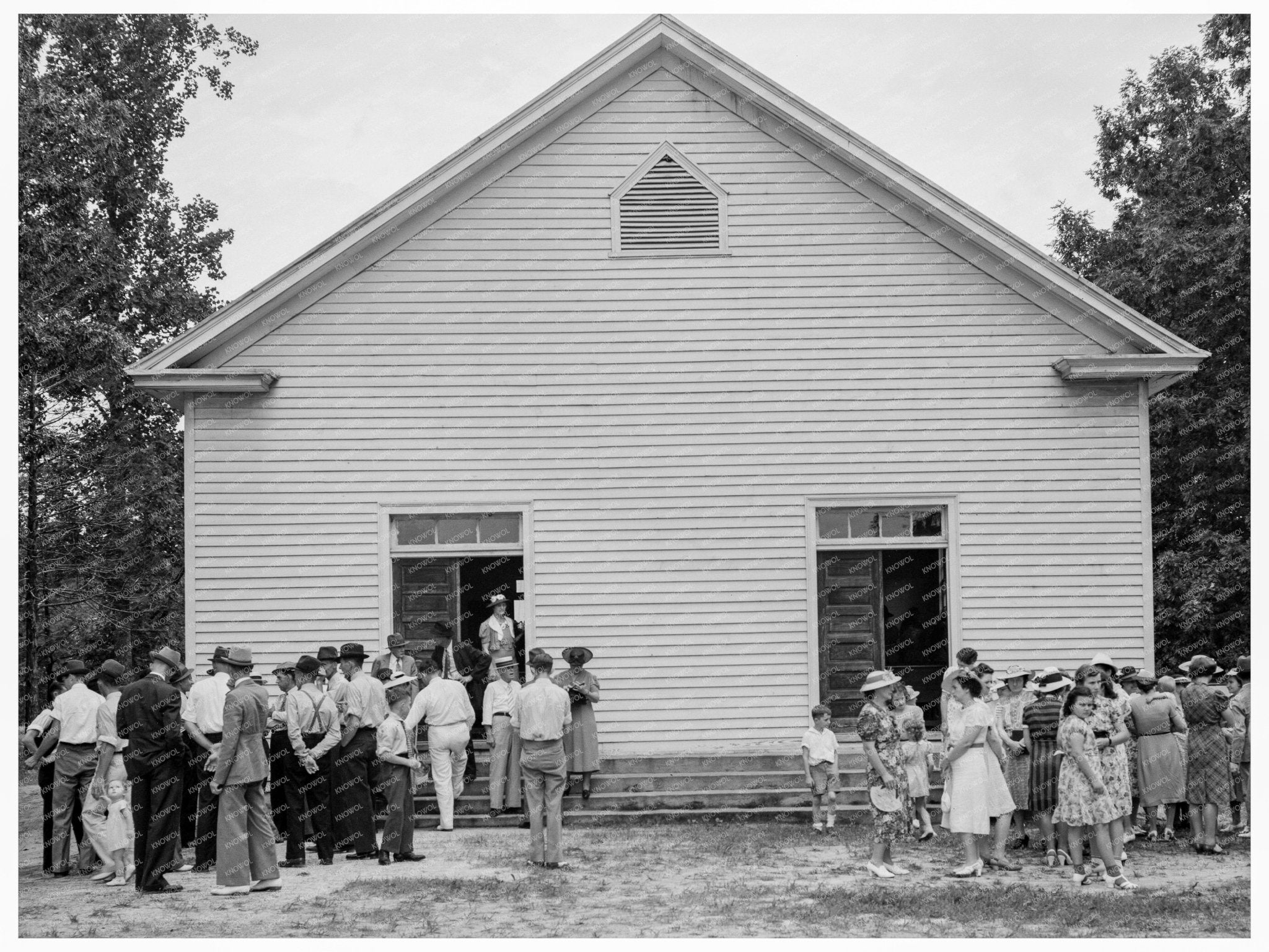 Wheeleys Church Congregation Person County 1939 - Available at KNOWOL