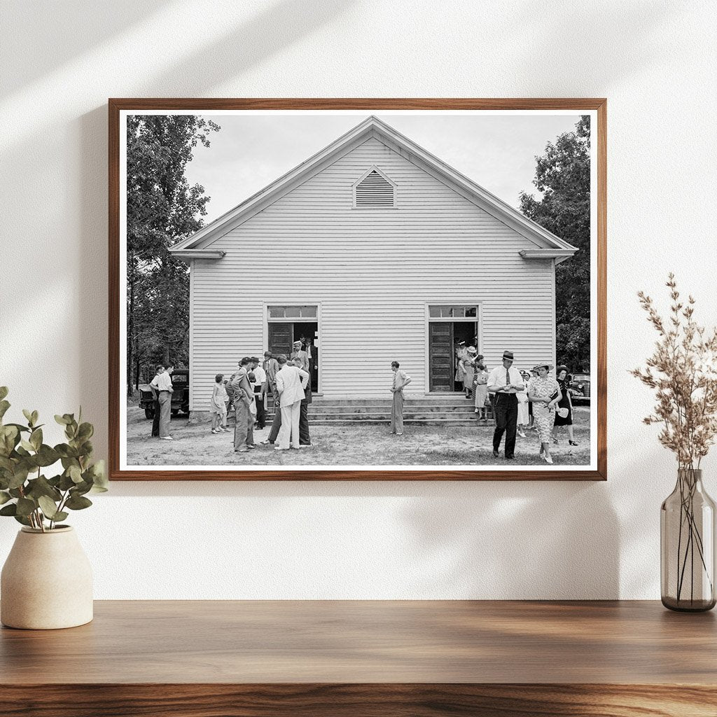 Wheeleys Church Gordonton NC Vintage Photo July 1939 - Available at KNOWOL