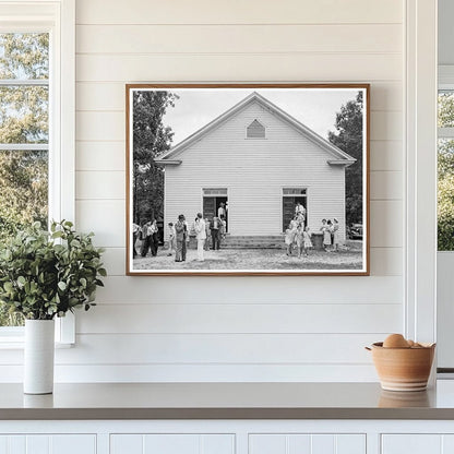 Wheeleys Church Scene Gordonton NC July 1939 - Available at KNOWOL