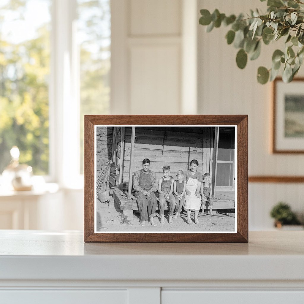 White Sharecropper Family Near Hartwell Georgia 1937 - Available at KNOWOL