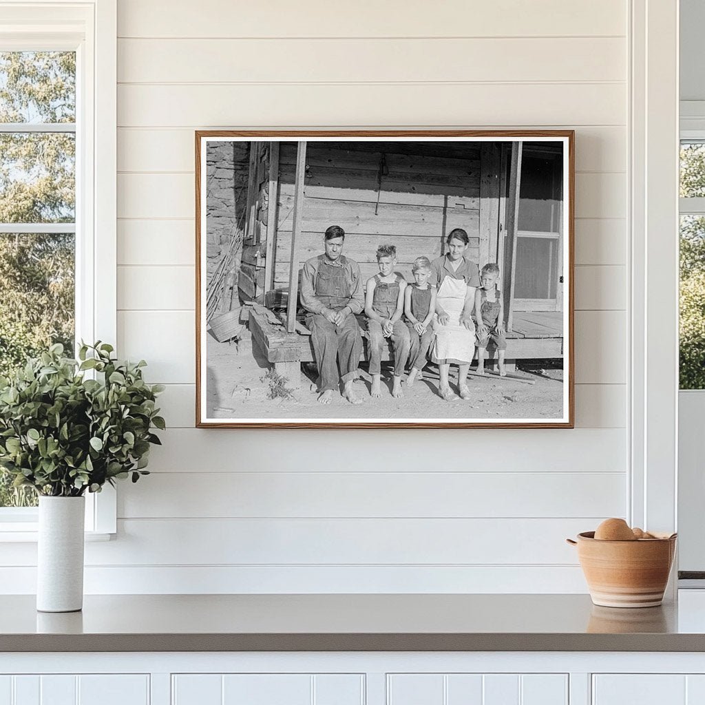 White Sharecropper Family Near Hartwell Georgia 1937 - Available at KNOWOL