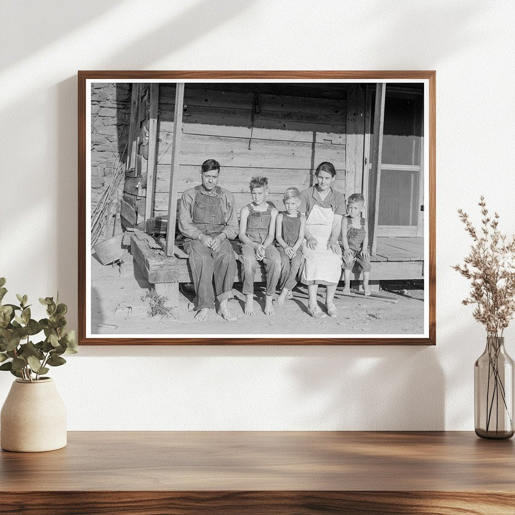 White Sharecropper Family Near Hartwell Georgia 1937 - Available at KNOWOL