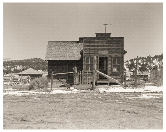 Widtsoe Post Office Garfield County Utah April 1936 Vintage Image - Available at KNOWOL