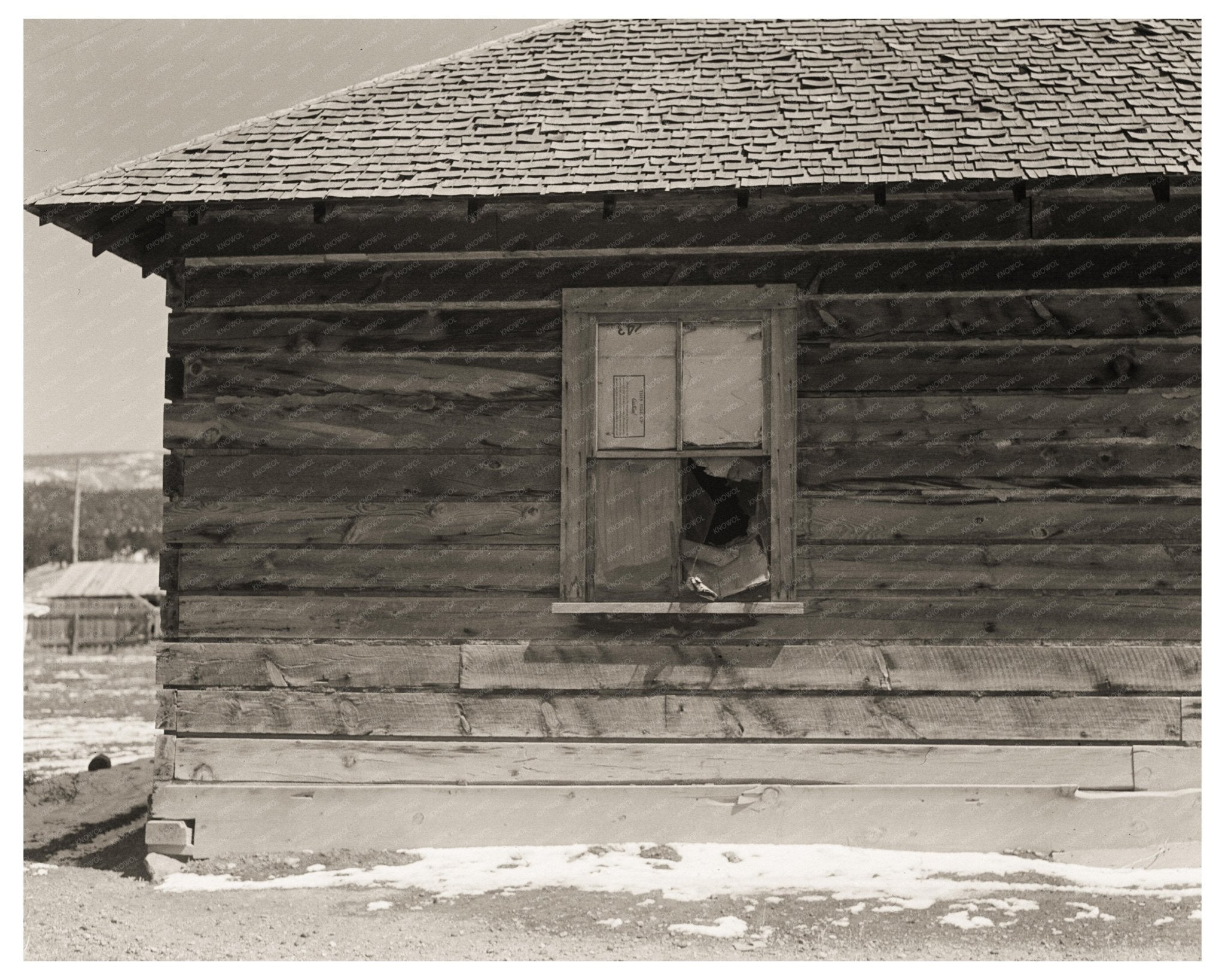 Widtsoe Utah House Detail 1936 Vintage Image - Available at KNOWOL