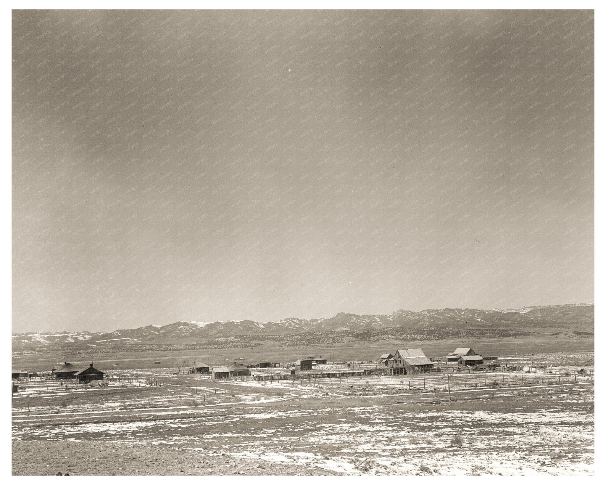 Widtsoe Valley Garfield County Utah 1936 Vintage Image - Available at KNOWOL