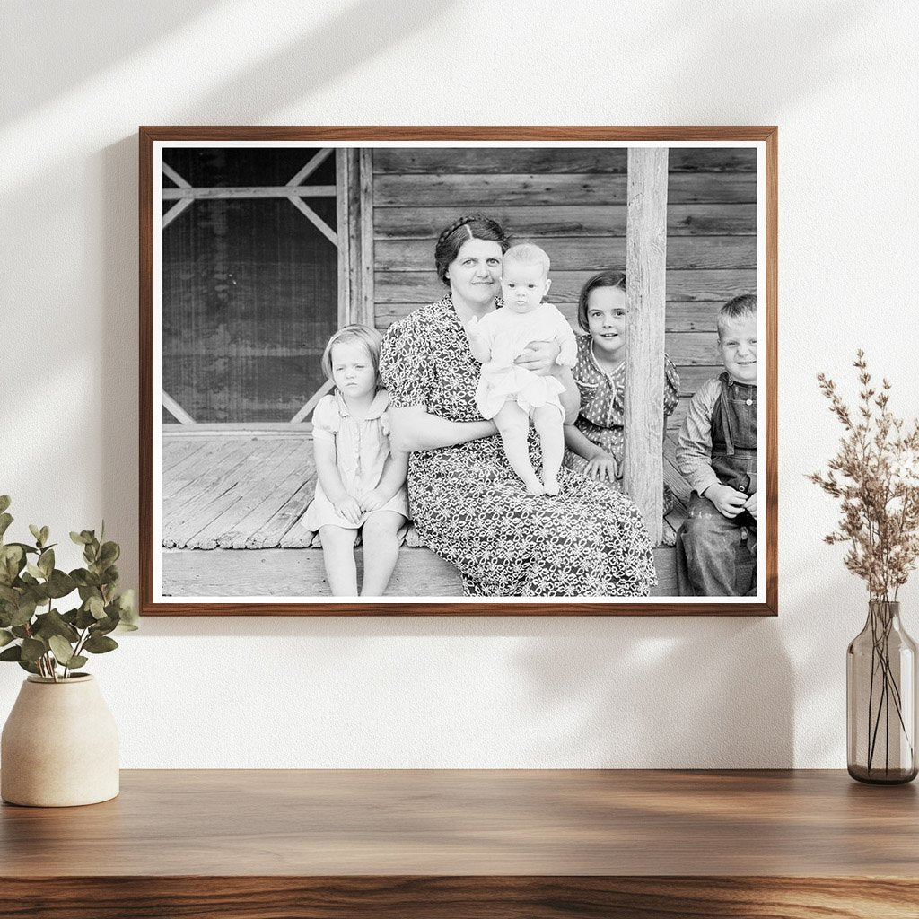 Wife and Children of Tobacco Sharecropper North Carolina 1939 - Available at KNOWOL