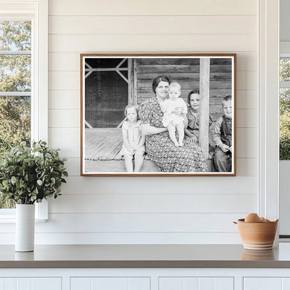 Wife and Children of Tobacco Sharecropper North Carolina 1939 - Available at KNOWOL