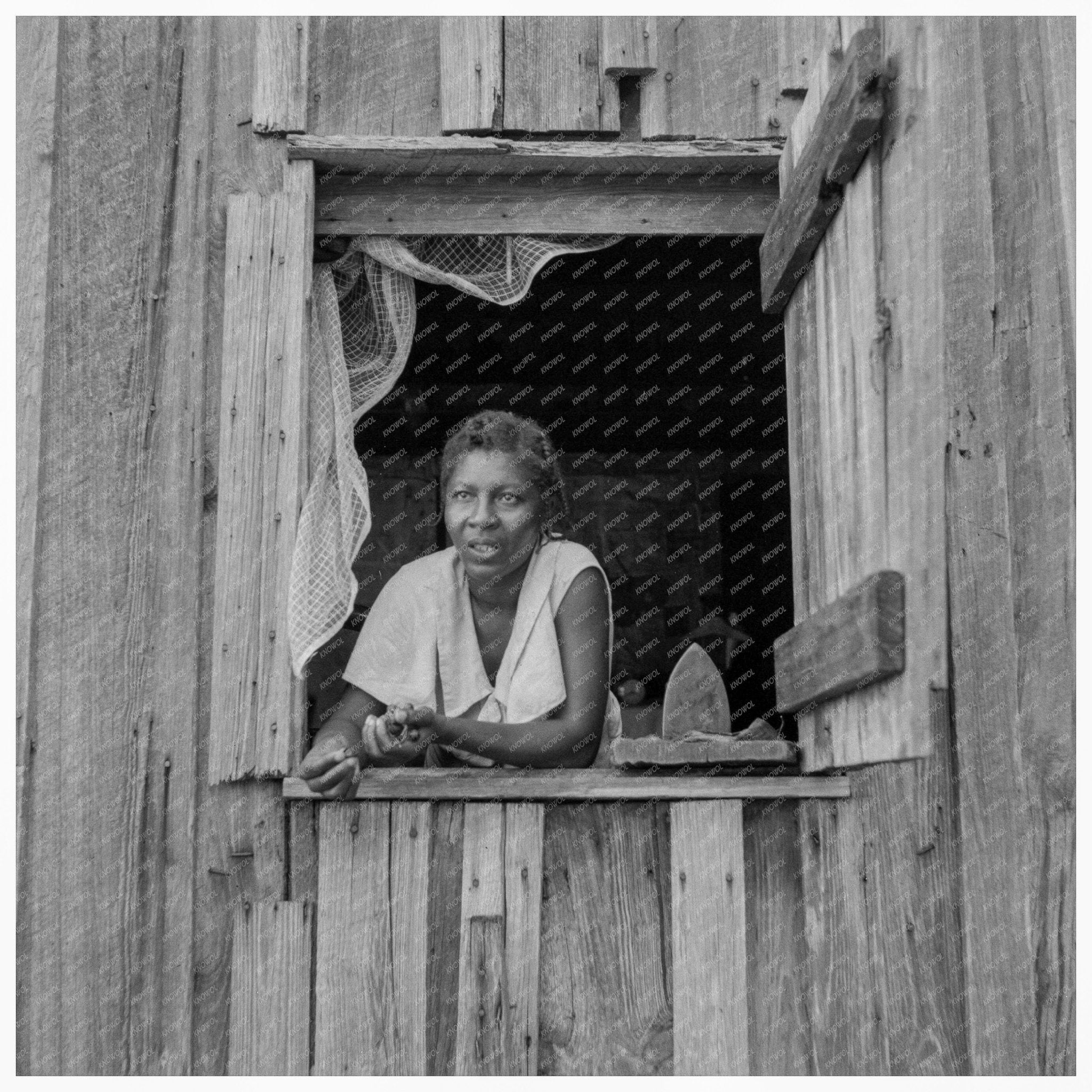 Wife of Turpentine Worker DuPont Georgia July 1937 - Available at KNOWOL