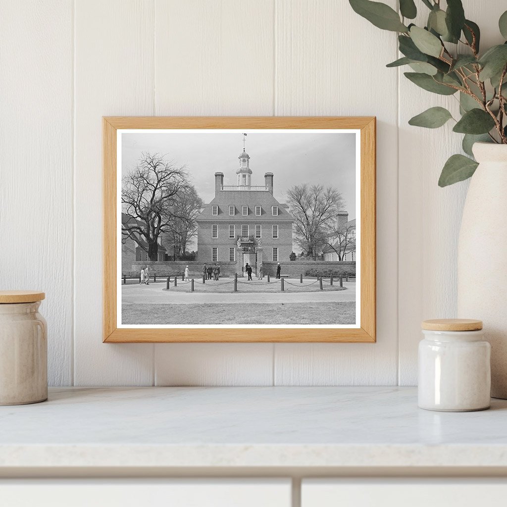 Williamsburg Virginia Governors Palace Restoration 1943 - Available at KNOWOL