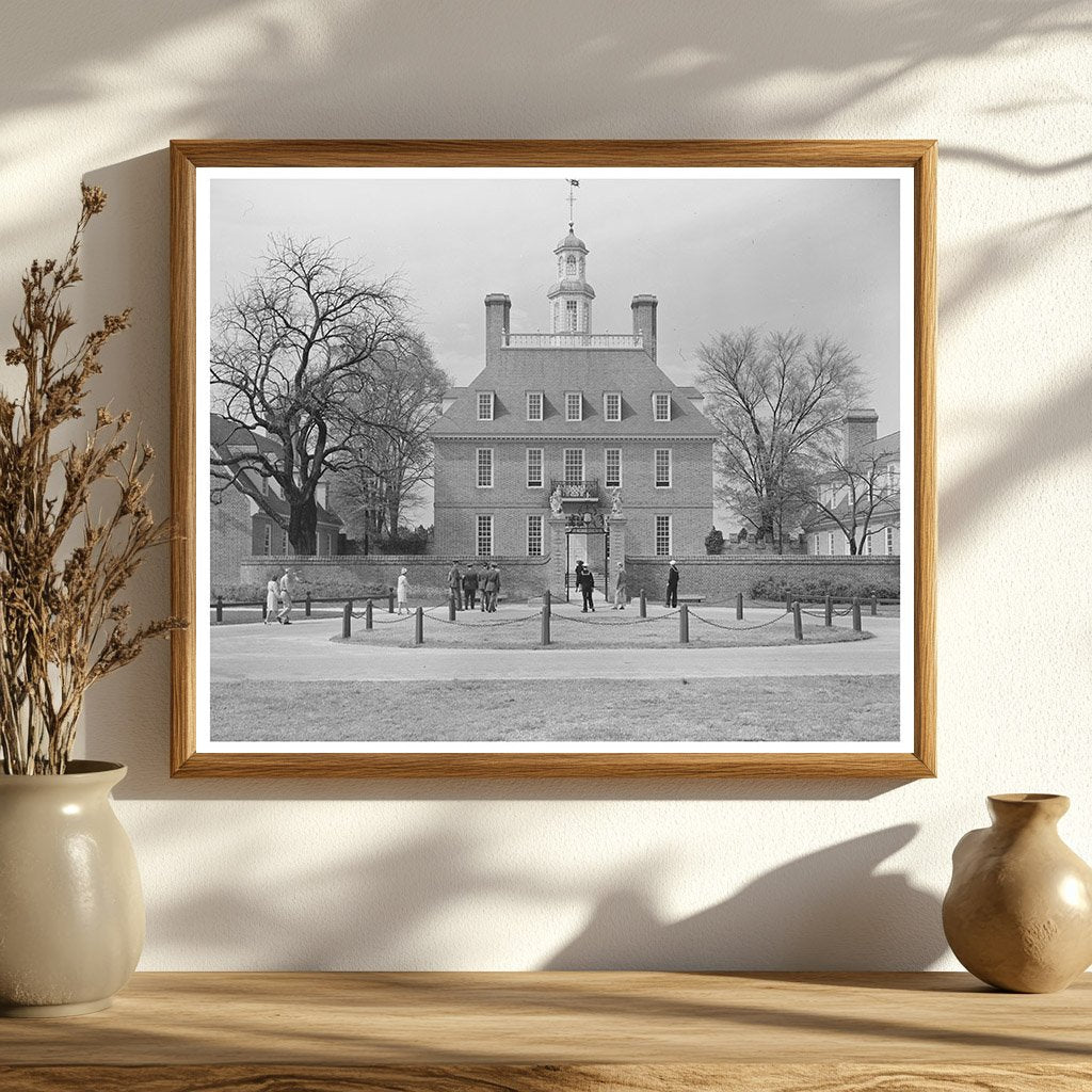 Williamsburg Virginia Governors Palace Restoration 1943 - Available at KNOWOL