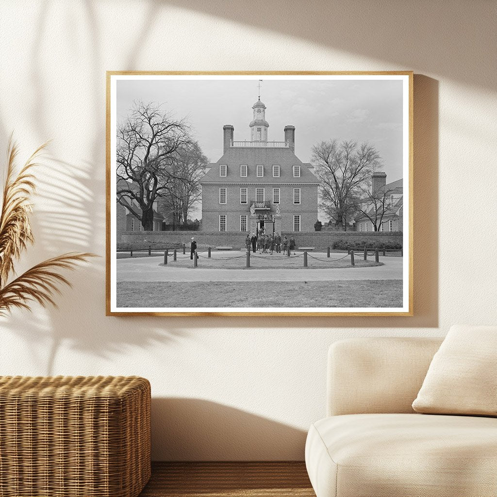 Williamsburg Virginia Historical Scene April 1943 - Available at KNOWOL