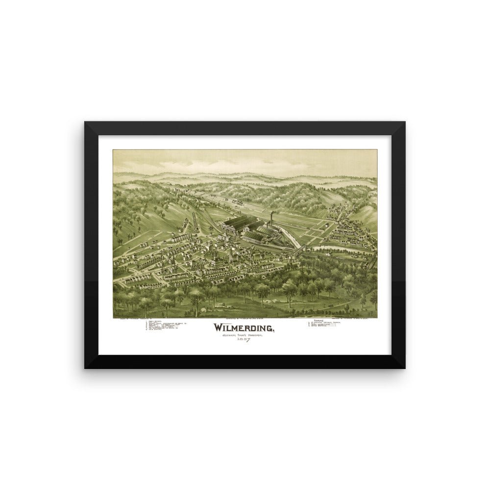 Wilmerding, PA 1897 Framed - Available at KNOWOL