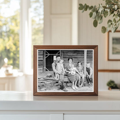 Woman and Children on Porch North Carolina 1939 - Available at KNOWOL