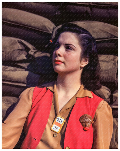 Women Assembly Worker Noontime Break Douglas Aircraft Company Long Beach 1942 - Available at KNOWOL