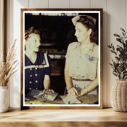 Women at Naval Air Base Corpus Christi August 1942 - Available at KNOWOL