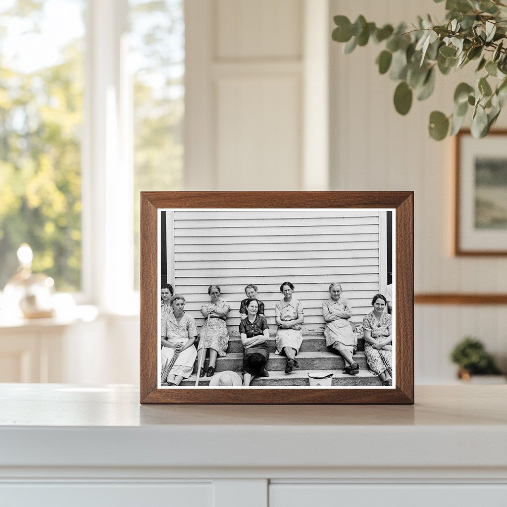 Women Clean - Up Day at Wheeleys Church North Carolina 1939 - Available at KNOWOL