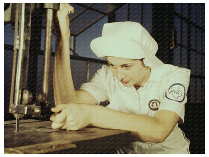 Women in White Uniforms at Naval Air Base Texas 1942 - Available at KNOWOL