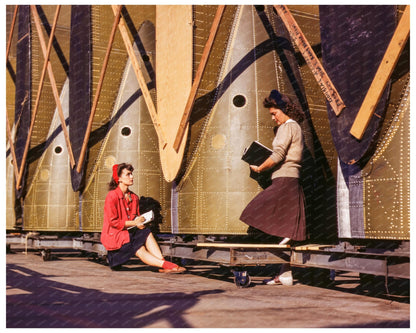 Women Inspectors at Douglas Aircraft Company 1942 - Available at KNOWOL