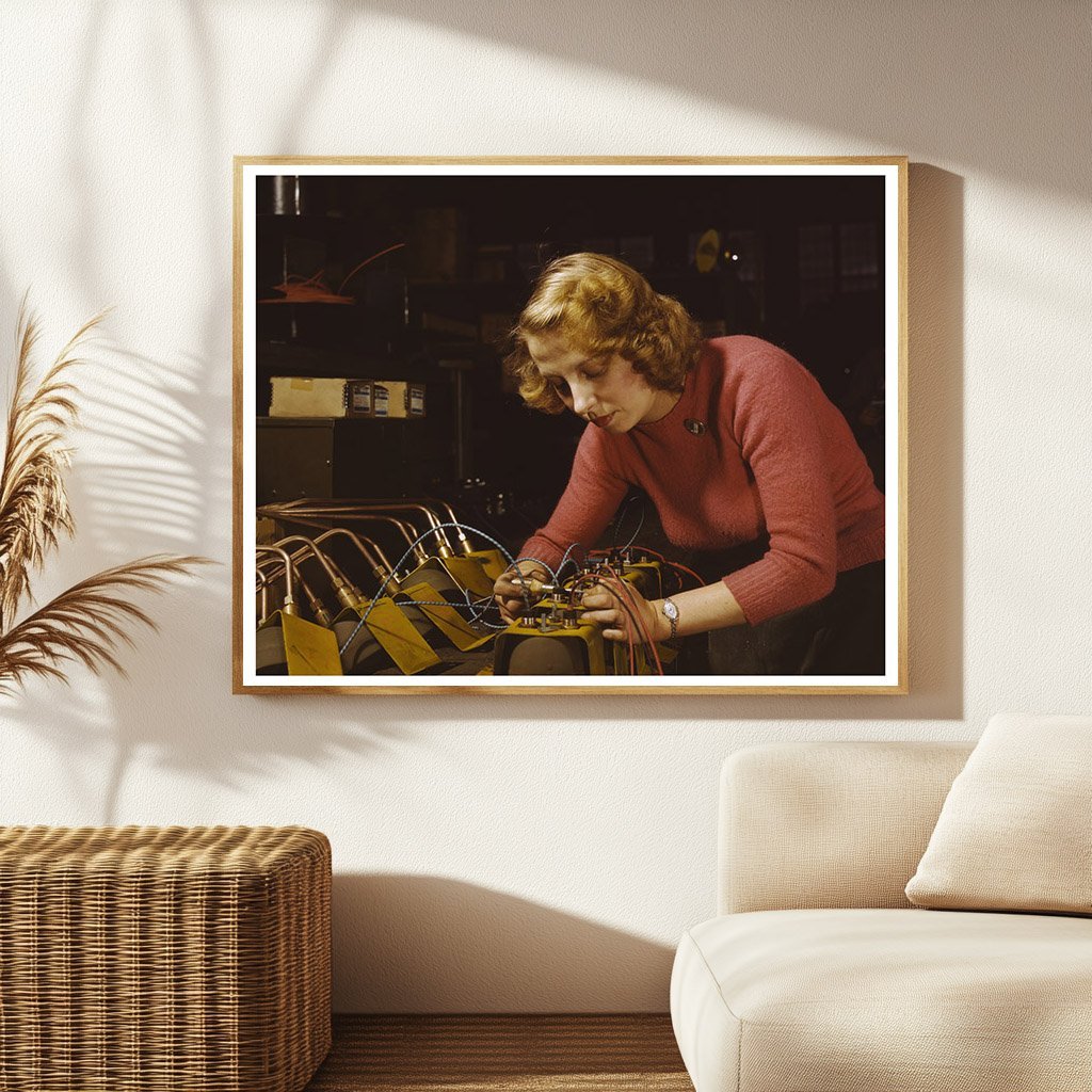 Women Making Blackout Lamps in WWII Milwaukee 1943 - Available at KNOWOL