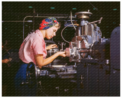 Women Shop Technicians at Douglas Aircraft Company 1942 - Available at KNOWOL