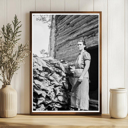 Women Stacking Tobacco in Granville County 1939 - Available at KNOWOL