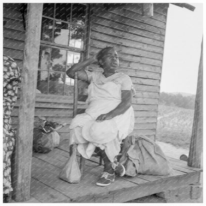 Women Walking with Vegetables in Rain Person County 1939 - Available at KNOWOL