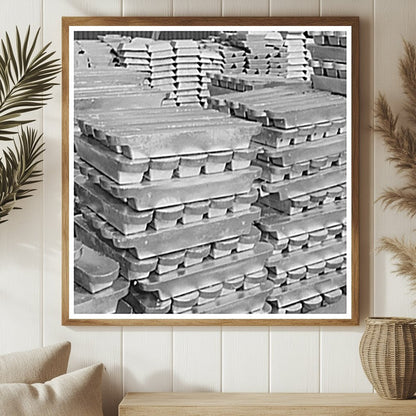 Worker Handling Magnesium Ingots at Nevada Plant 1943 - Available at KNOWOL