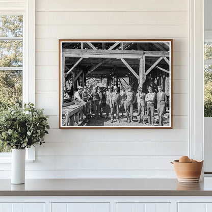 Workers at Ola Sawmill Cooperative Idaho 1939 - Available at KNOWOL