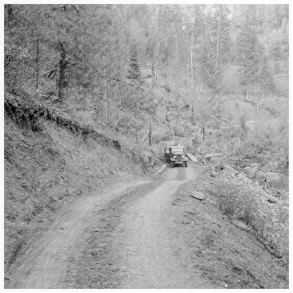 Workers Transporting Logs in Gem County Idaho 1939 - Available at KNOWOL