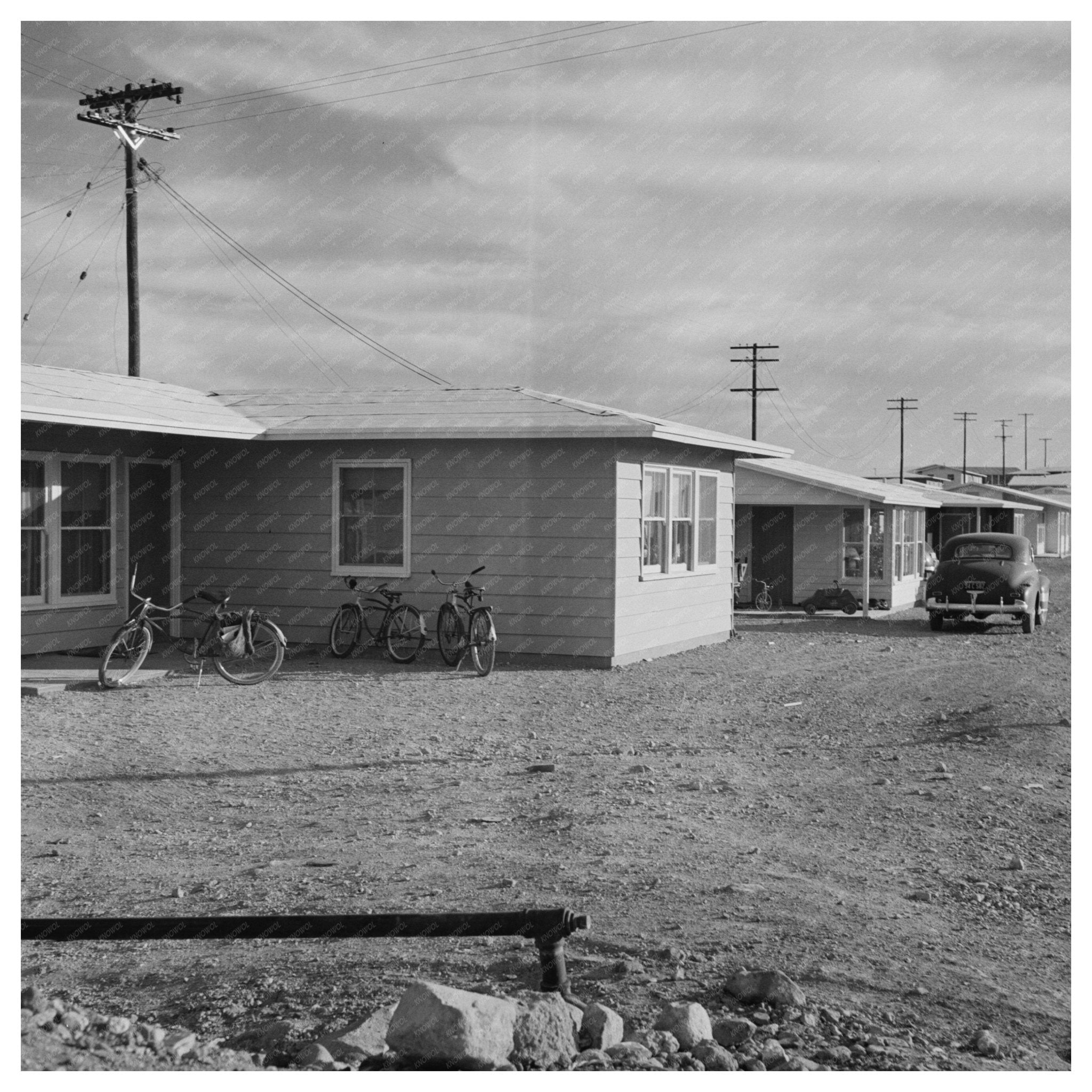 Workmens Quarters at Phelps - Dodge Copper Plant 1942 - Available at KNOWOL