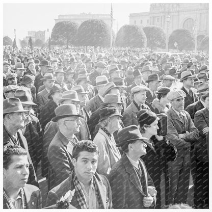 WPA Workers Meeting in San Francisco February 1939 - Available at KNOWOL