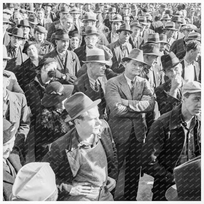 WPA Workers Protest Cuts in San Francisco February 1939 - Available at KNOWOL