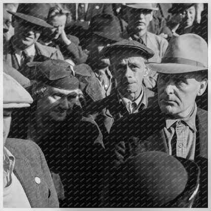 WPA Workers Protest Relief Cuts San Francisco 1939 - Available at KNOWOL