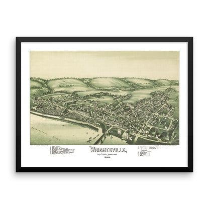 Wrightsville, PA 1894 Framed - Available at KNOWOL