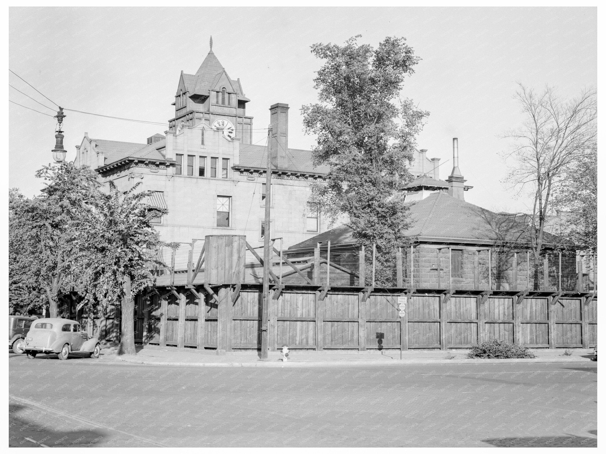 Yakima Stockade Historic Jail for Farm Workers 1939 - Available at KNOWOL