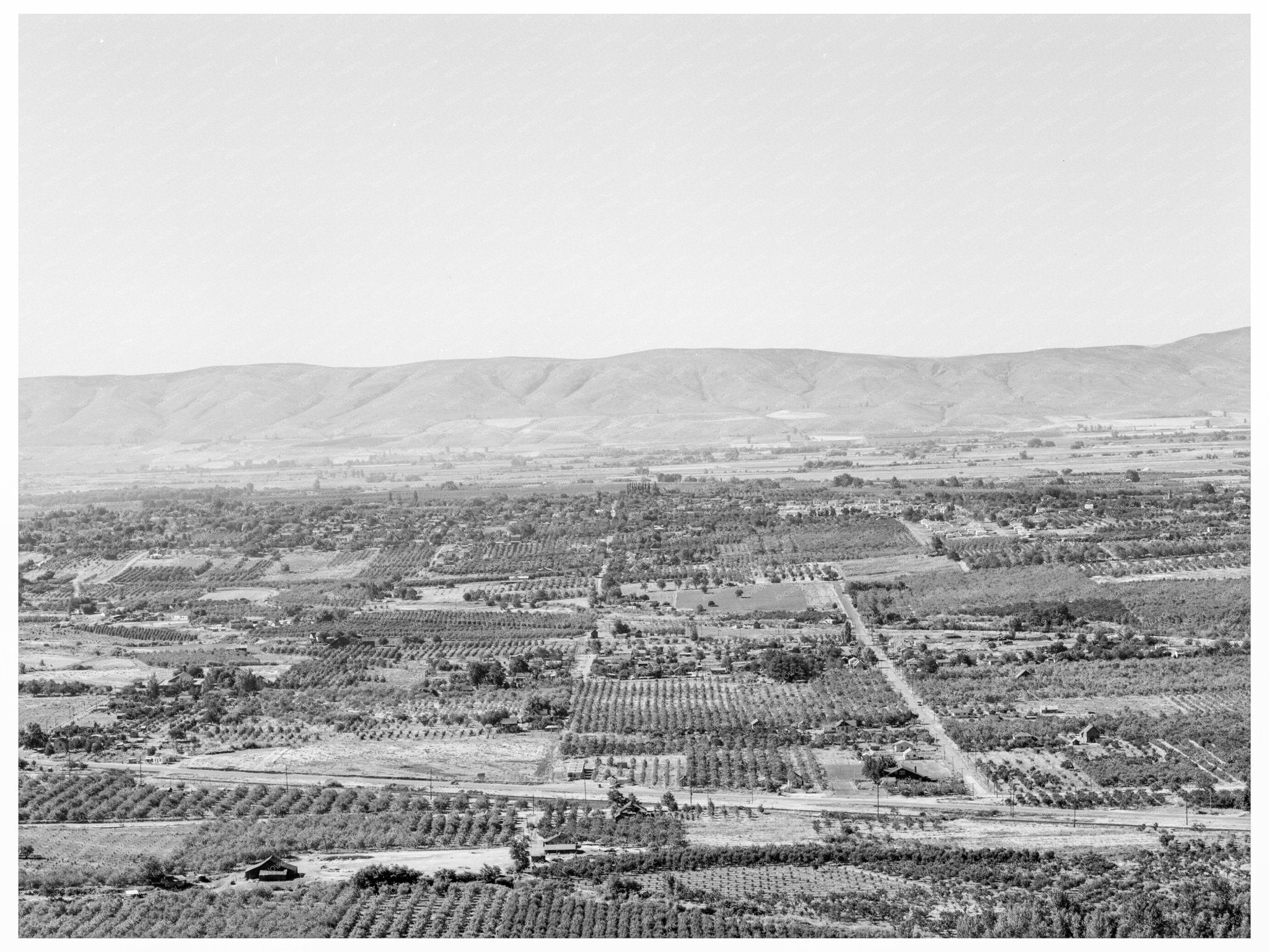 Yakima Valley Agricultural Landscape August 1939 - Available at KNOWOL