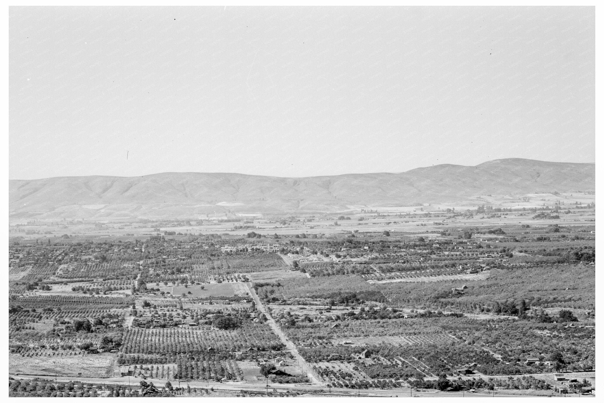 Yakima Valley View August 1939 Historical Photograph - Available at KNOWOL