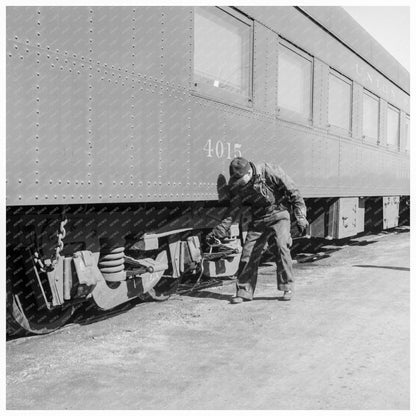 Yardman in Grand Island Nebraska June 1939 Vintage Photo - Available at KNOWOL