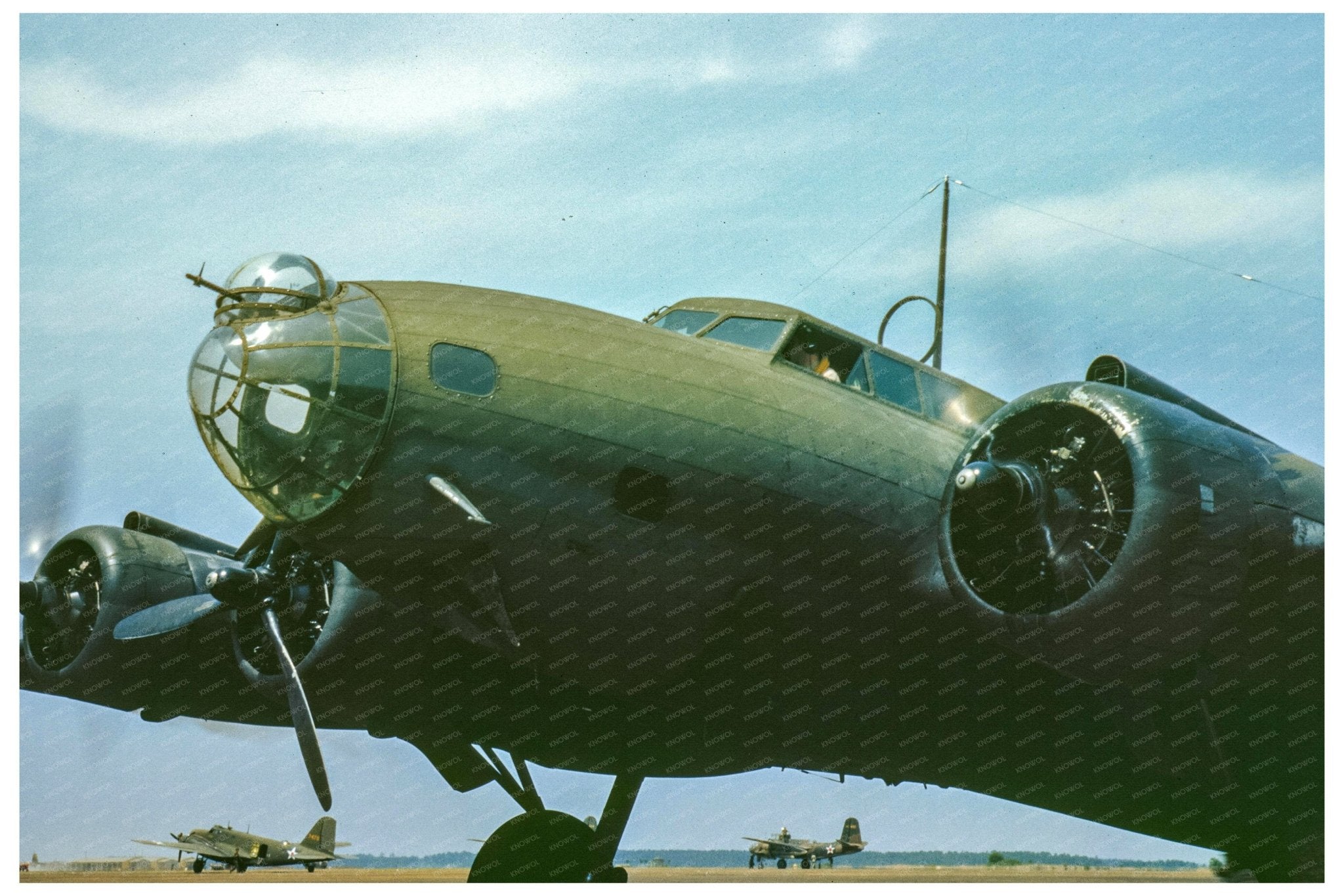 YB - 17 Bomber Takeoff at Langley Field May 1942 - Available at KNOWOL