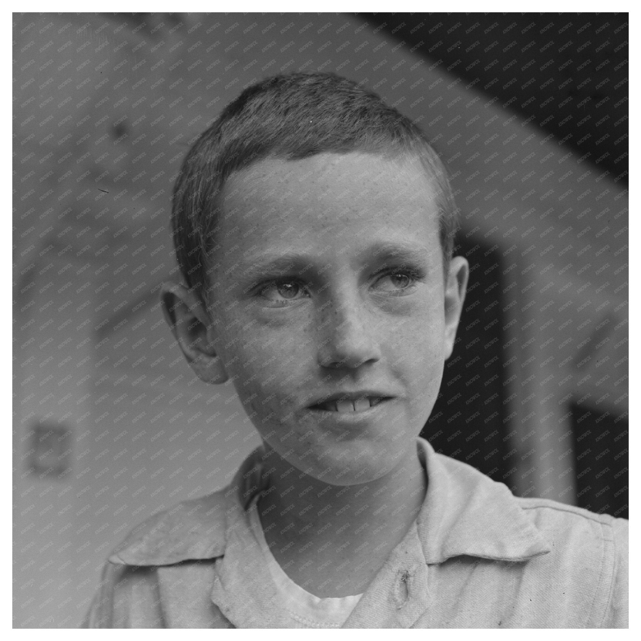 Young Boy in Butte Montana 1942 Mining Heritage Image - Available at KNOWOL