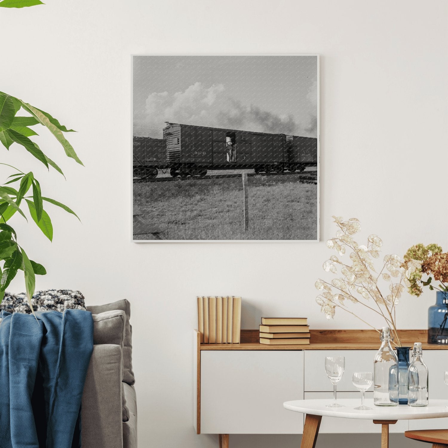 Young Boy Riding Freight Train West Texas 1937 - Available at KNOWOL